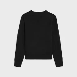 crew neck sweater in heritage cashmere