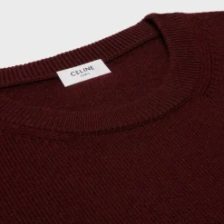 crew neck sweater in scottish cashmere
