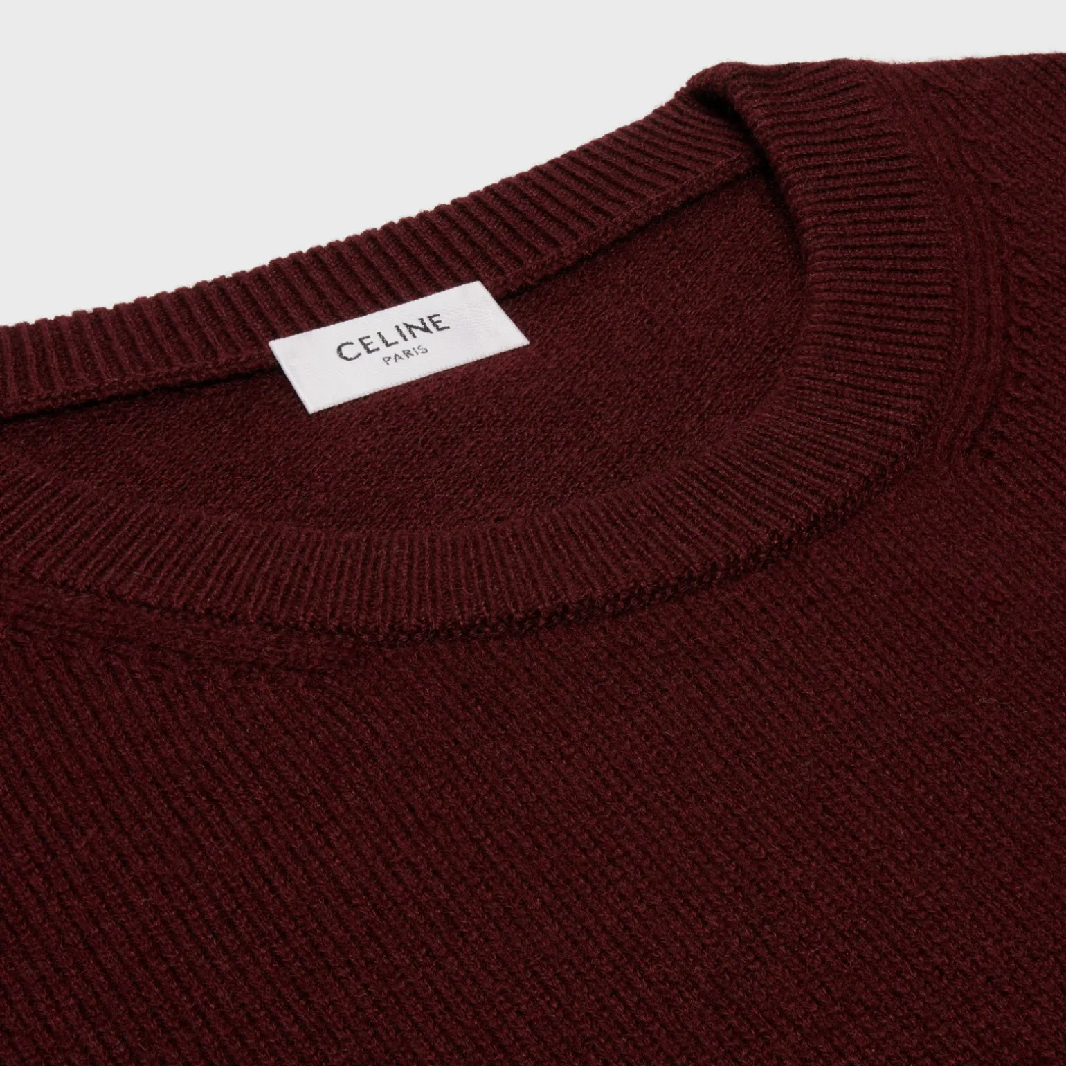 crew neck sweater in scottish cashmere