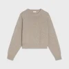 CREW NECK SWEATER IN SEAMLESS CASHMERE