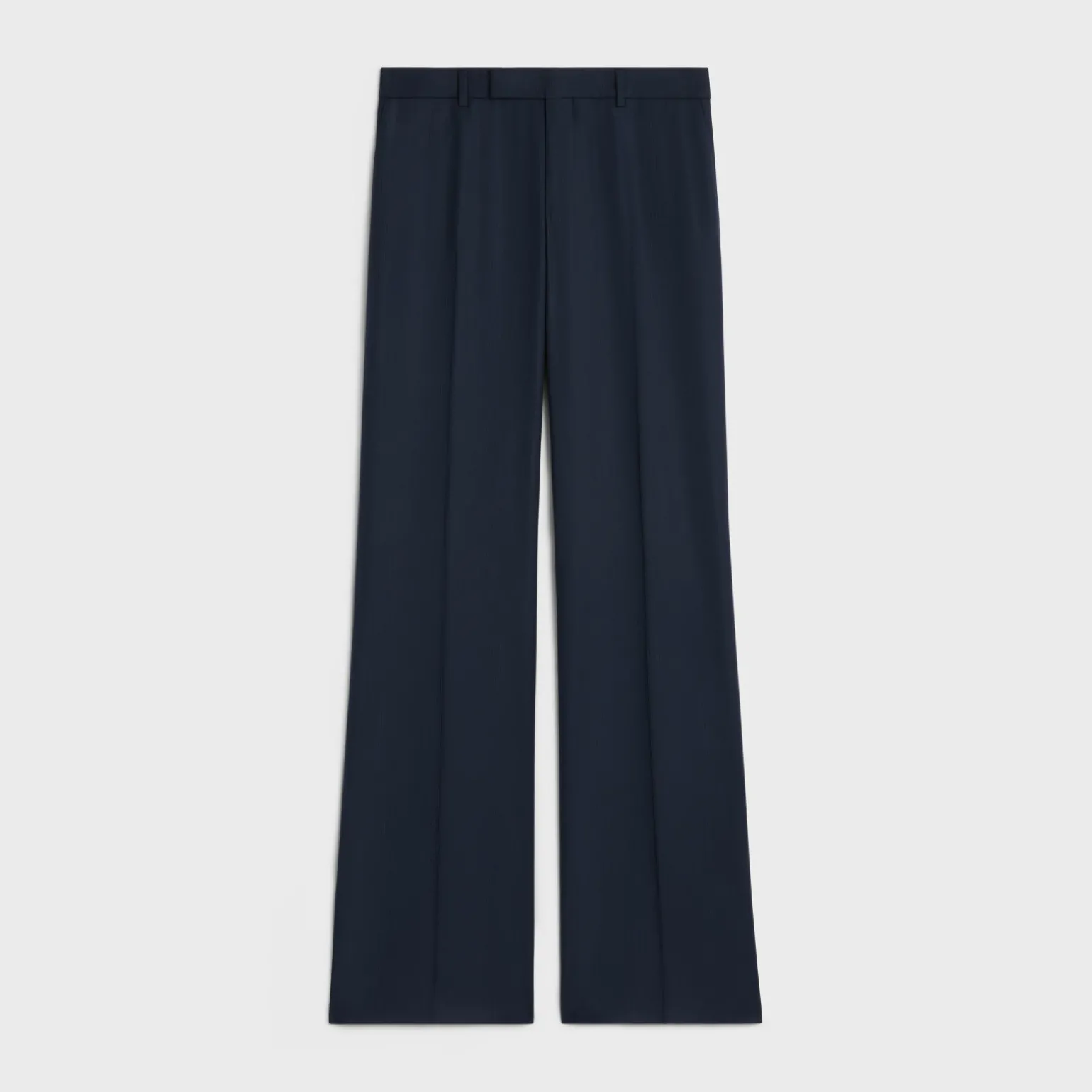 CROPPED BNF PANTS IN STRIPED WOOL