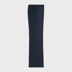 CROPPED BNF PANTS IN STRIPED WOOL