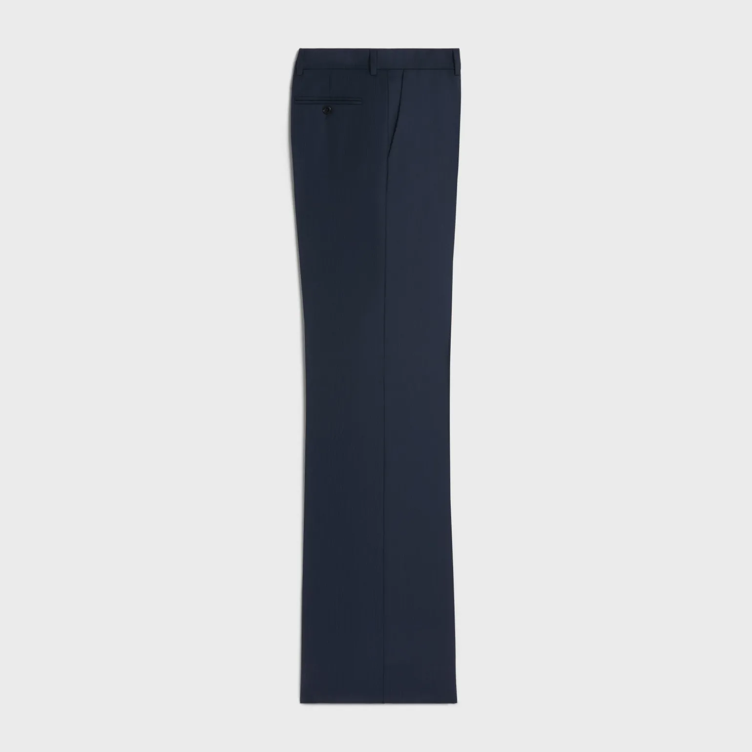 CROPPED BNF PANTS IN STRIPED WOOL