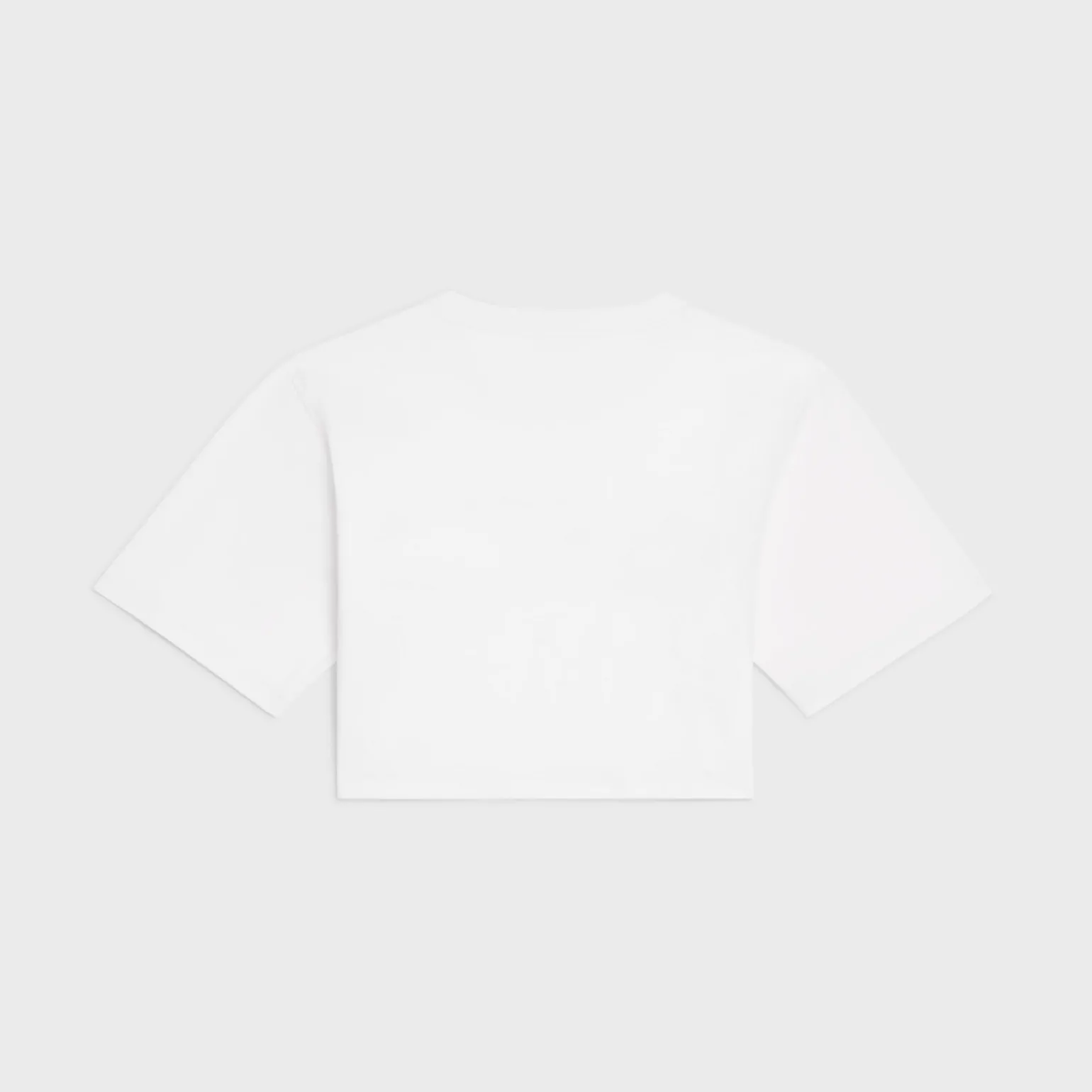 CROPPED CELINE T-SHIRT IN COTTON JERSEY
