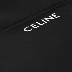 cropped down jacket in lightweight nylon