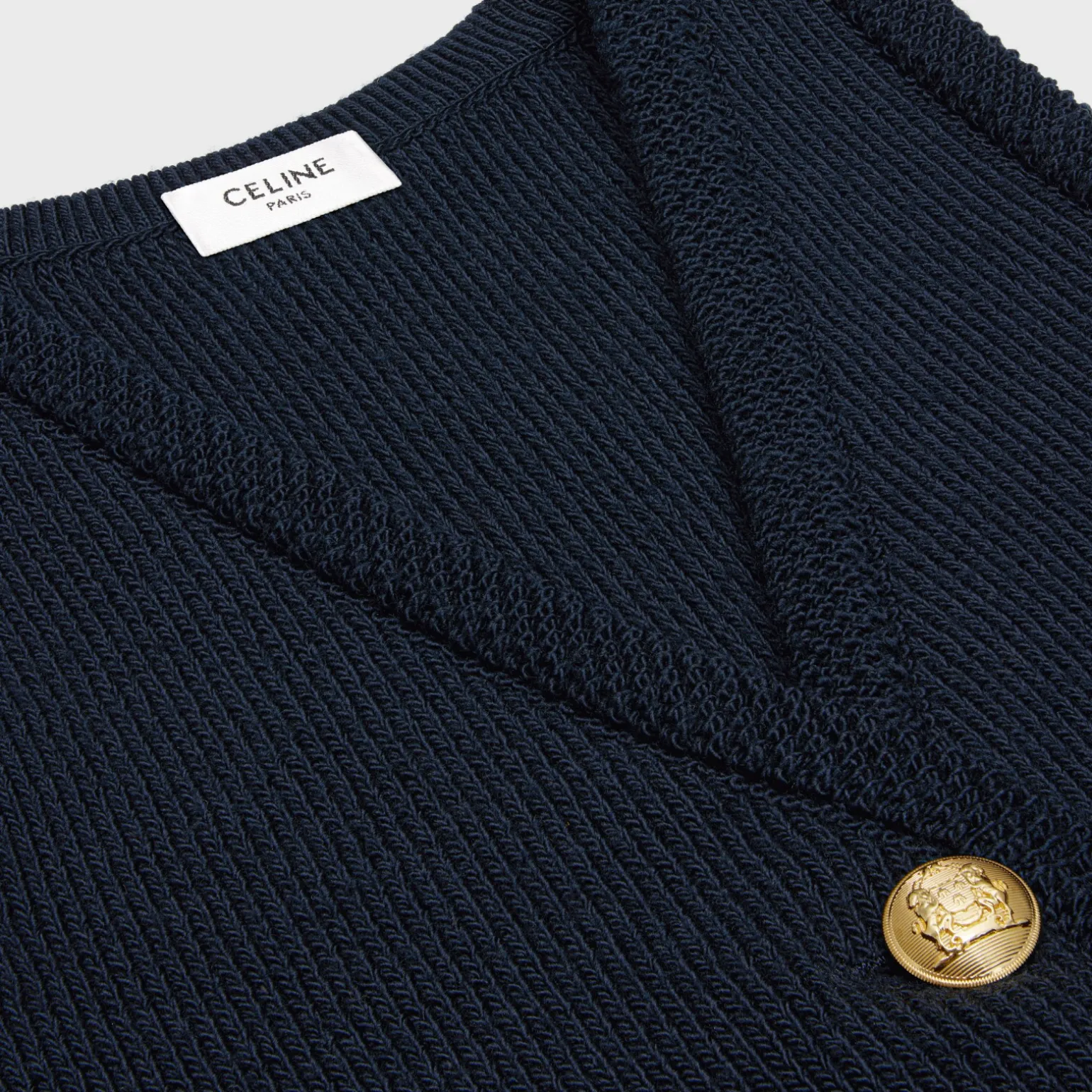 cropped vest in wool