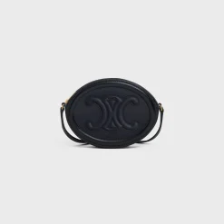 CROSSBODY OVAL PURSE cuir triomphe in Smooth calfskin