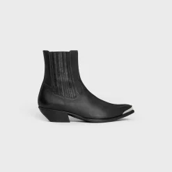 CRUISER BOOTS CHELSEA WITH METAL TOE in Calfskin