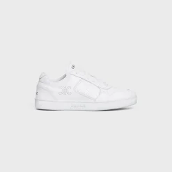 CT-10 CELINE TRAINER LOW LACE-UP SNEAKER in CALFSKIN