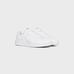CT-10 CELINE TRAINER LOW LACE-UP SNEAKER in CALFSKIN