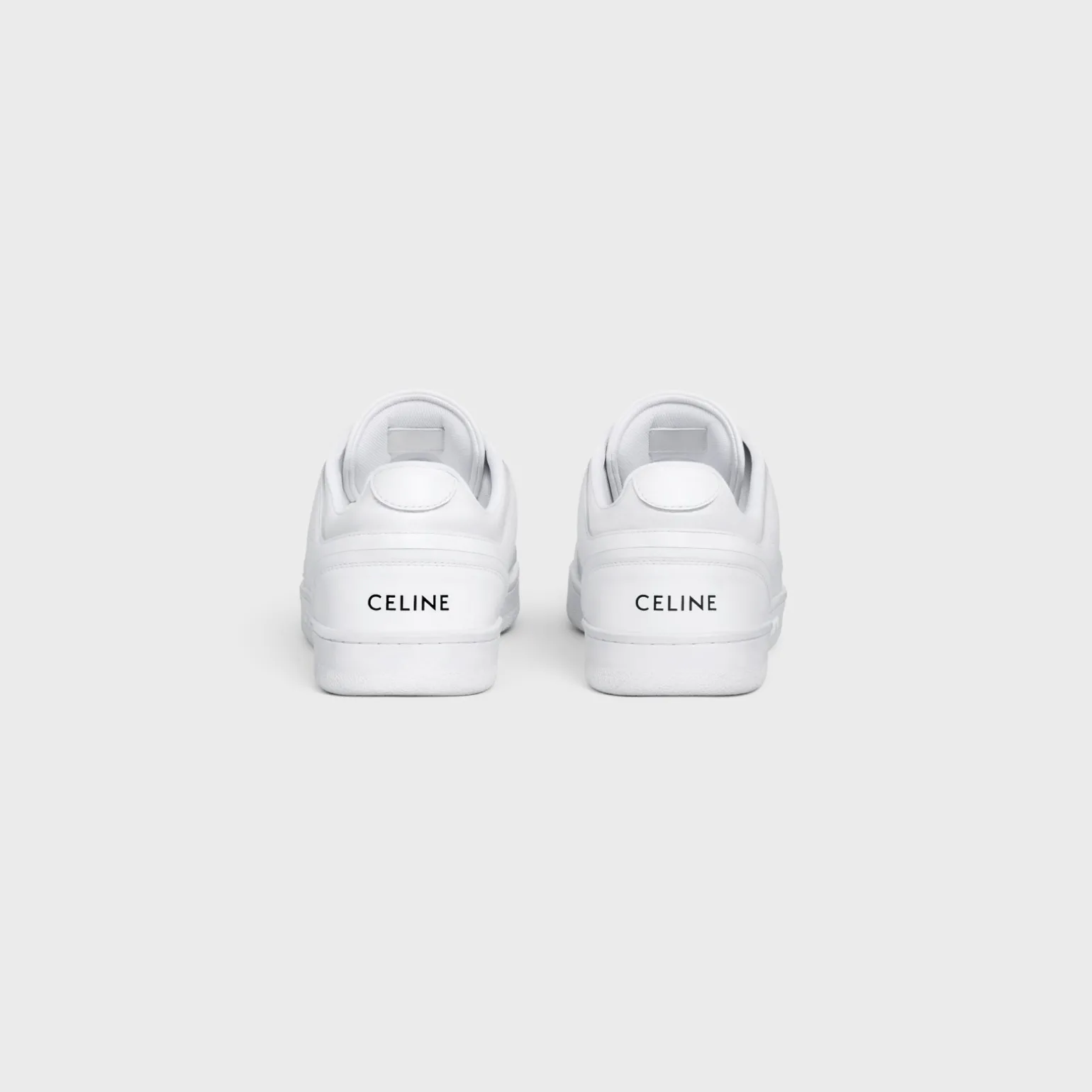 CT-10 CELINE TRAINER LOW LACE-UP SNEAKER in CALFSKIN