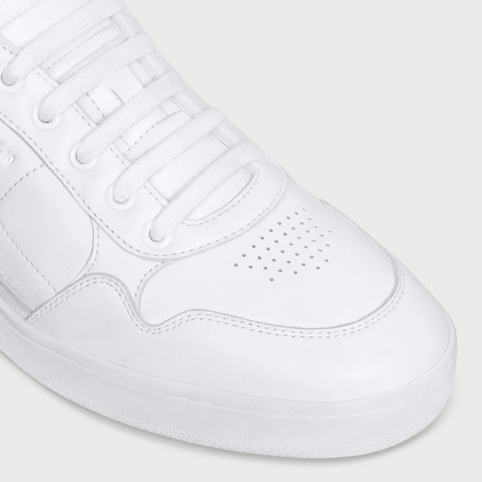 CT-10 CELINE TRAINER LOW LACE-UP SNEAKER in CALFSKIN