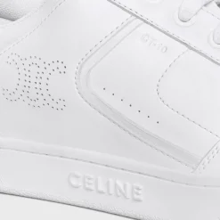 CT-10 CELINE TRAINER LOW LACE-UP SNEAKER in CALFSKIN