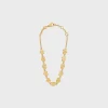 Cœur Celine Bracelet in Brass with Gold Finish