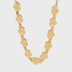 Cœur Celine Bracelet in Brass with Gold Finish