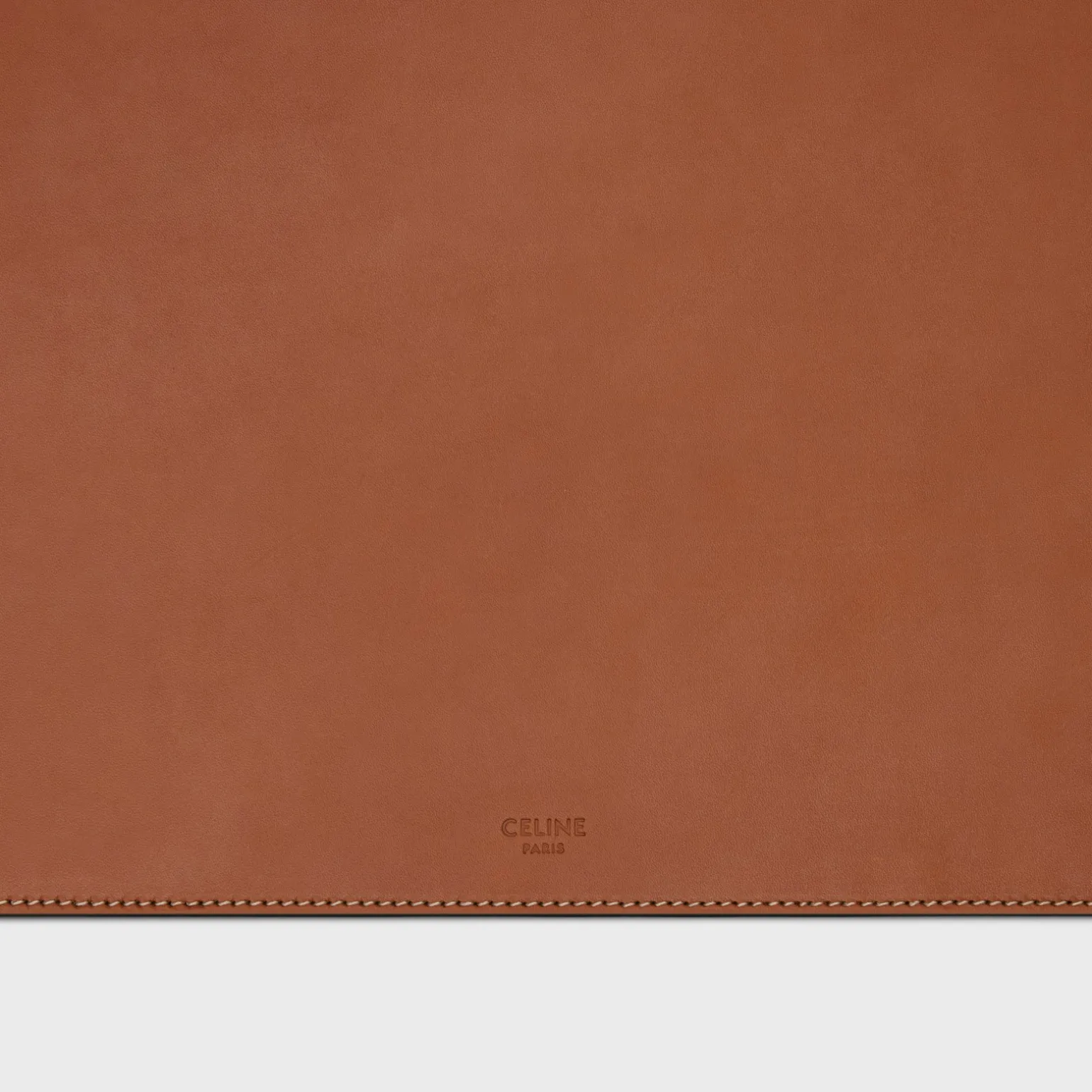 Desk Pad in Natural Calfskin