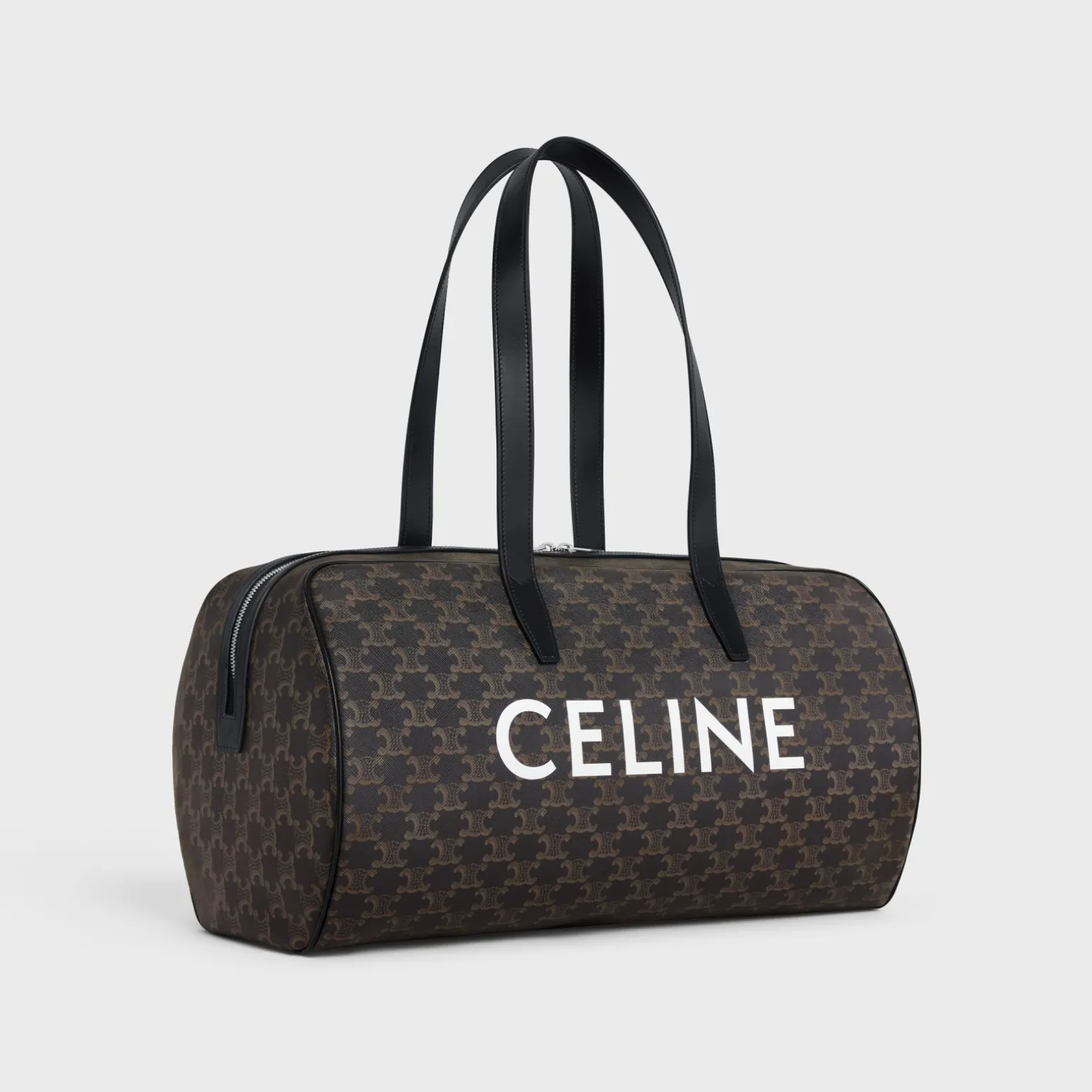 Duffle bag in Triomphe Canvas with Celine print