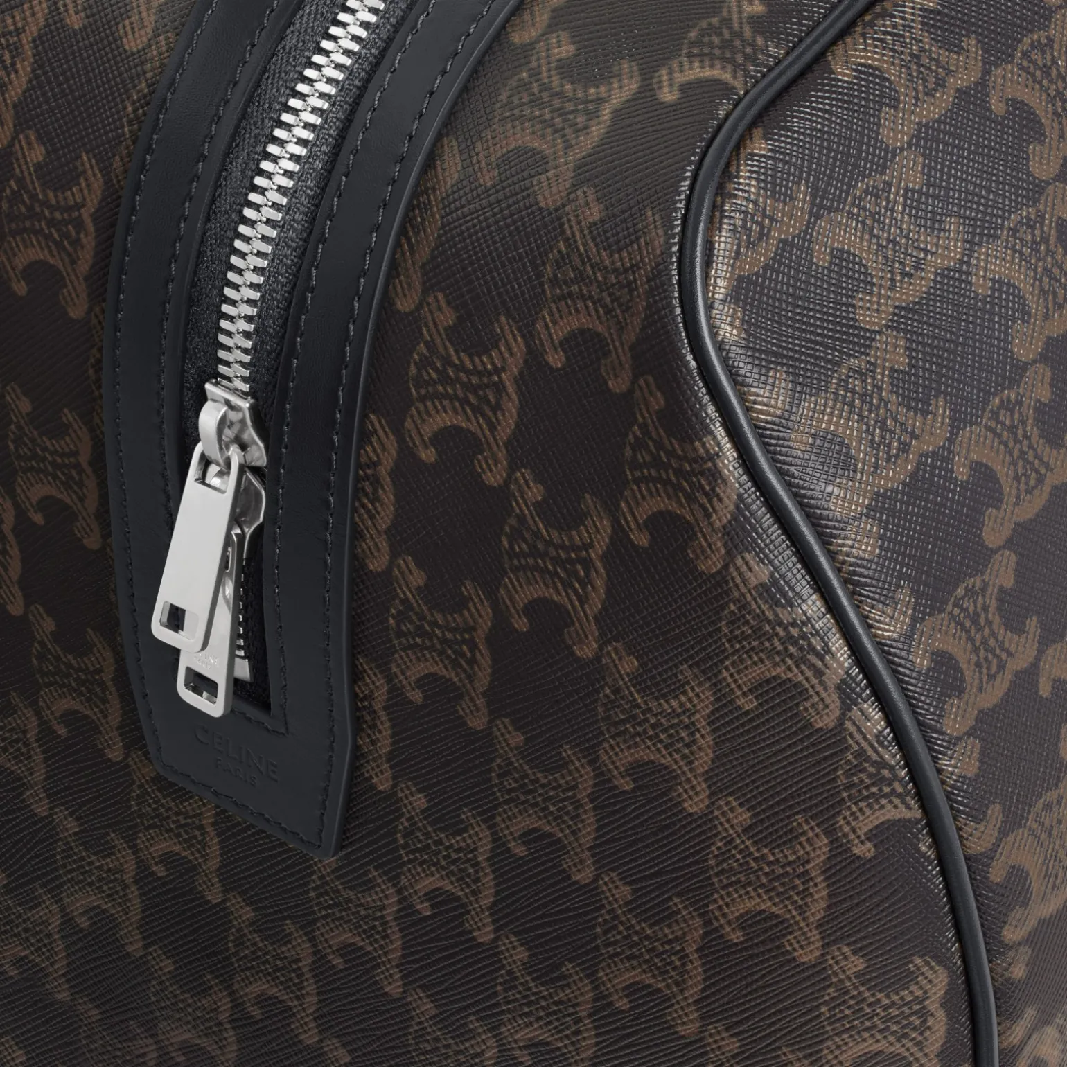 Duffle bag in Triomphe Canvas with Celine print