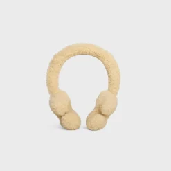 earmuffs in shearling