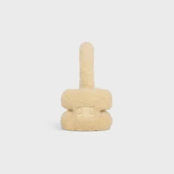 earmuffs in shearling