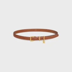 ELEGANT CHARM BELT in Natural Calfskin