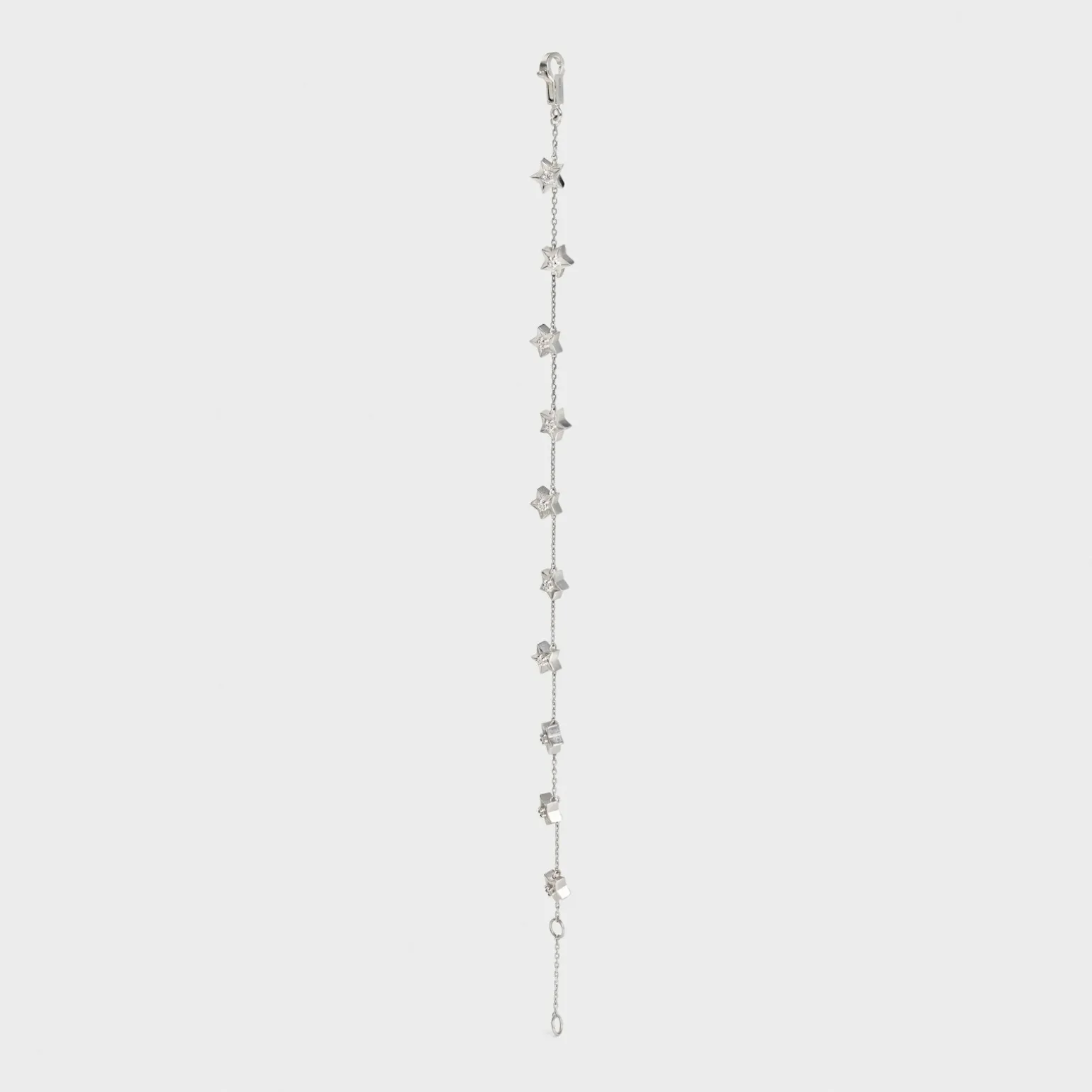 Etoile Celine Multi Stars Bracelet in White Gold and Diamonds