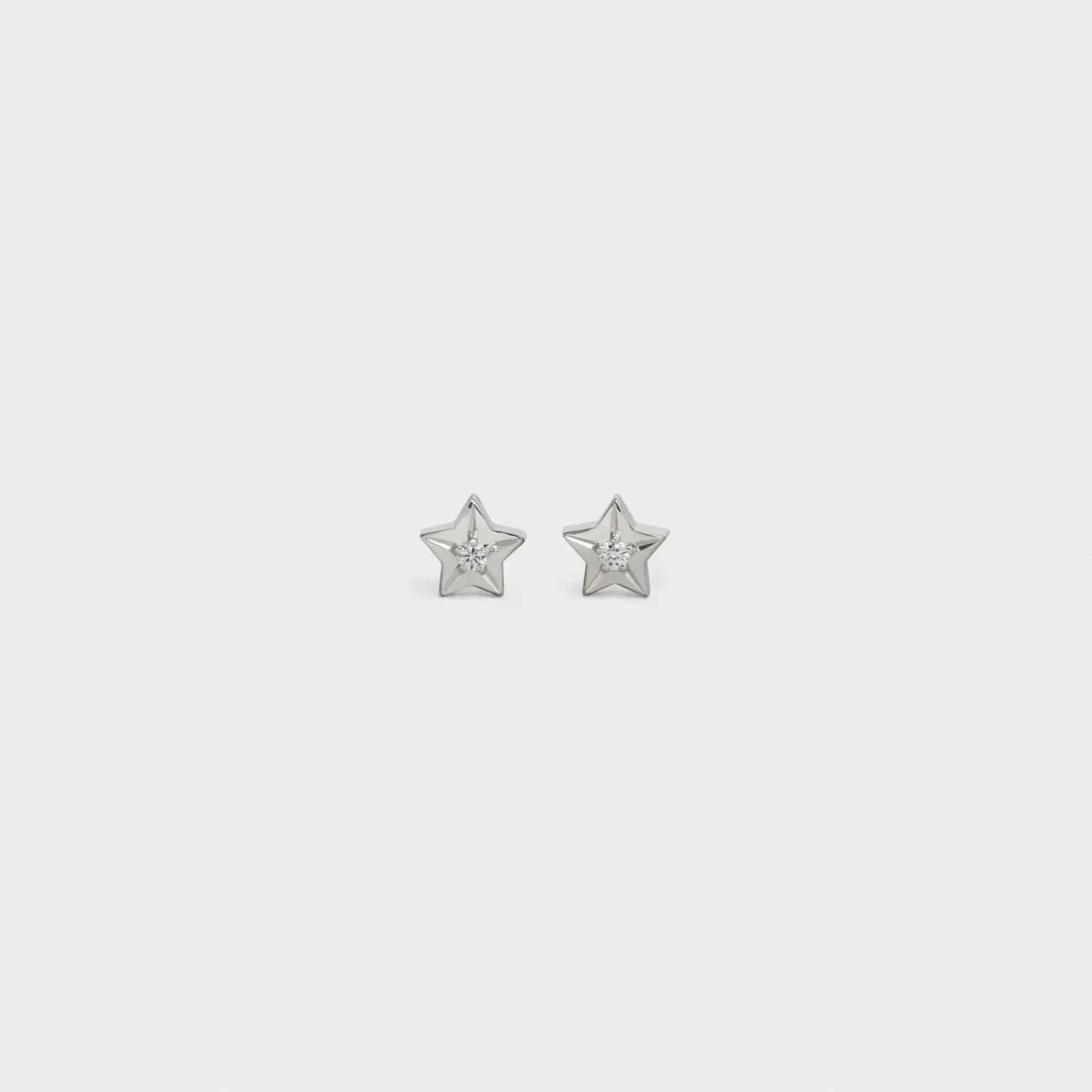 Etoile Celine Studs in White Gold and Diamonds
