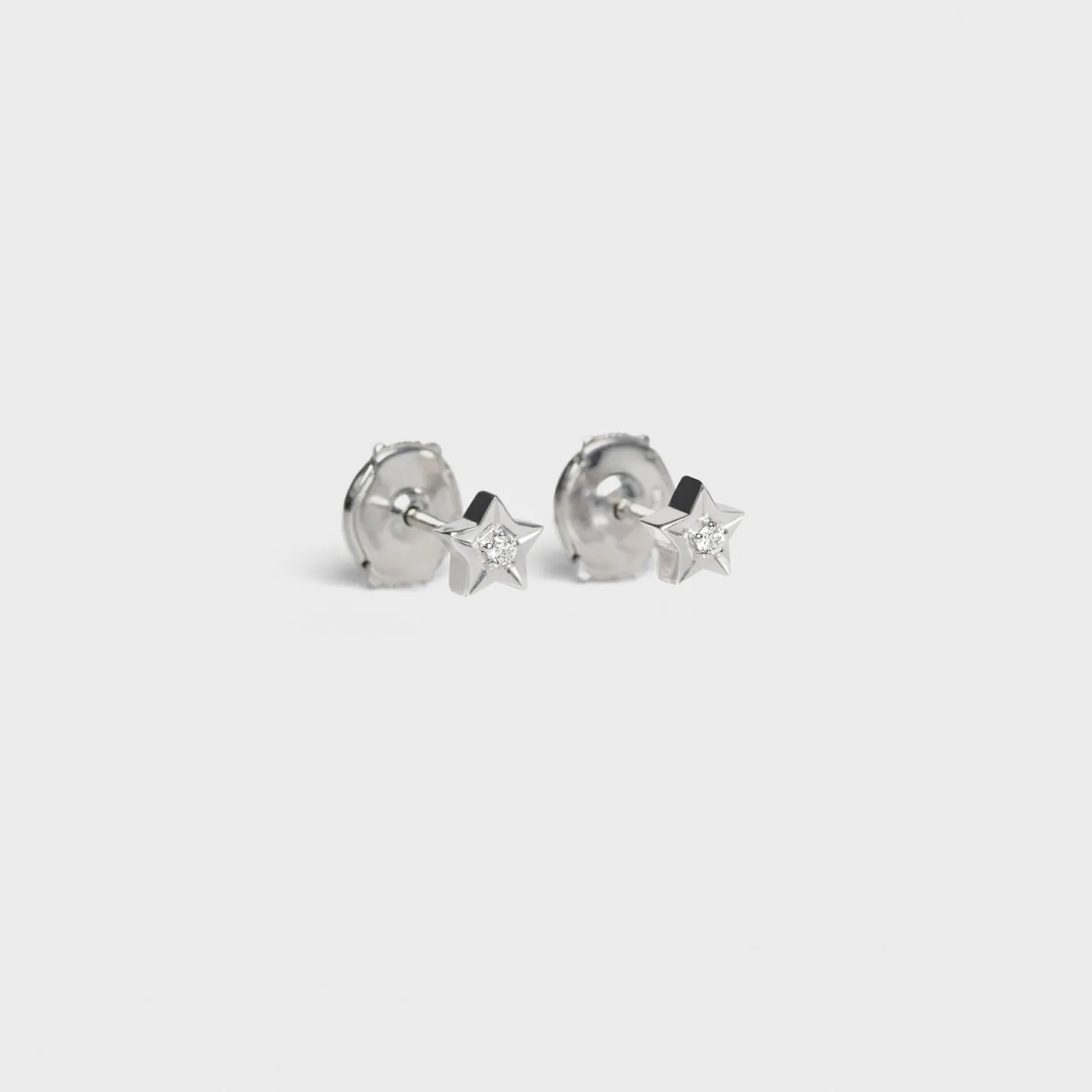 Etoile Celine Studs in White Gold and Diamonds