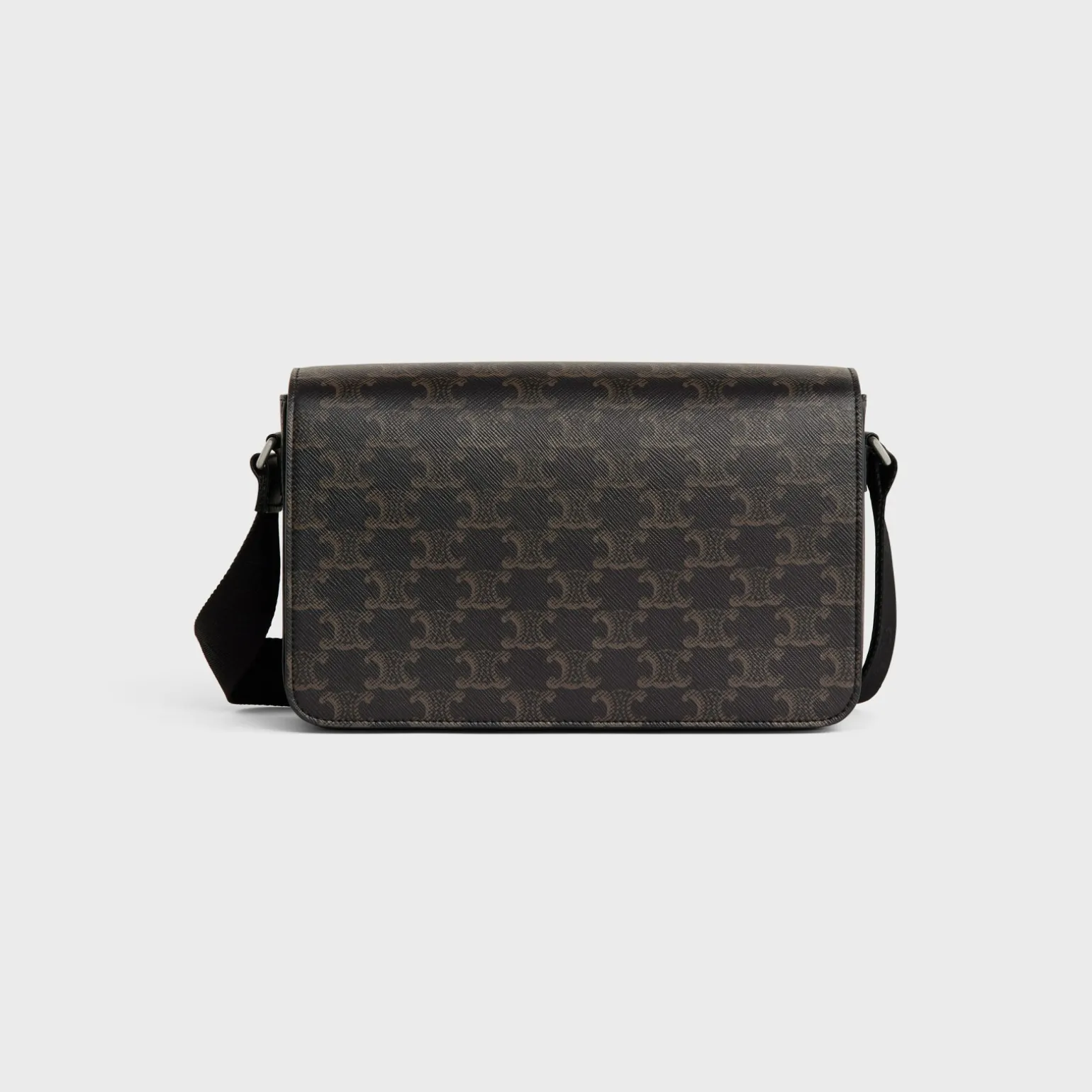 Flap Messenger in TRIOMPHE CANVAS AND CALFSKIN