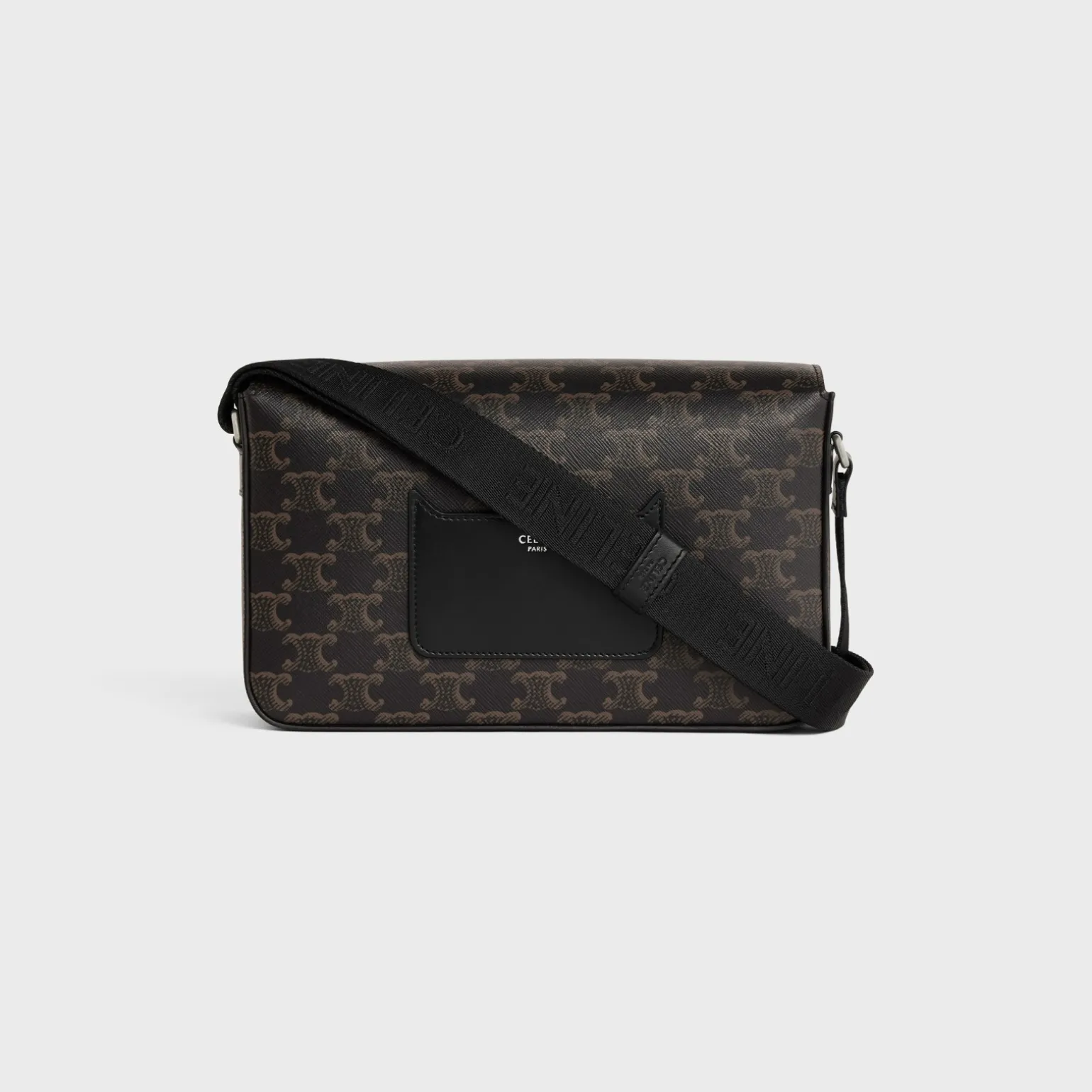 Flap Messenger in TRIOMPHE CANVAS AND CALFSKIN