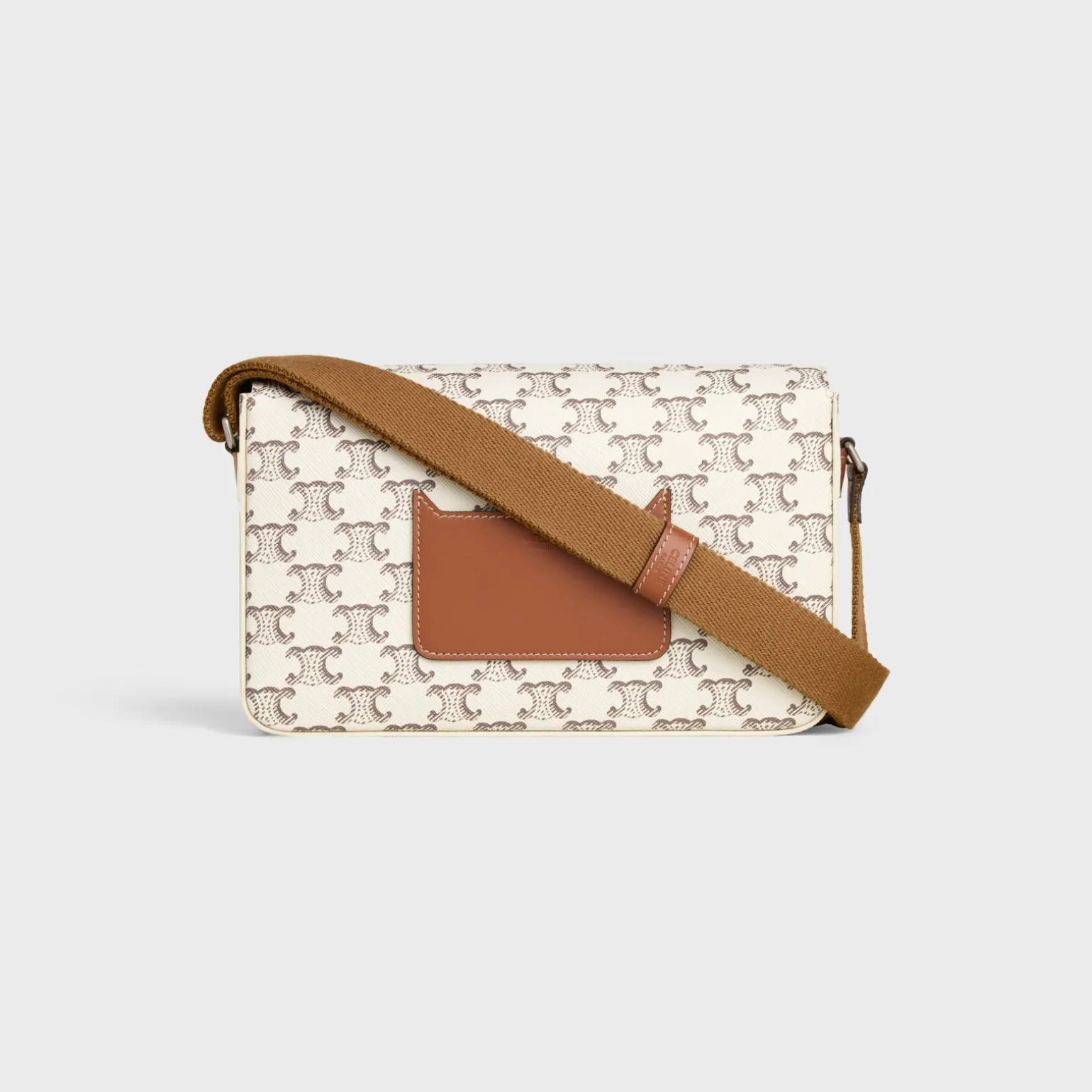 Flap Messenger in Triomphe Canvas and Calfskin