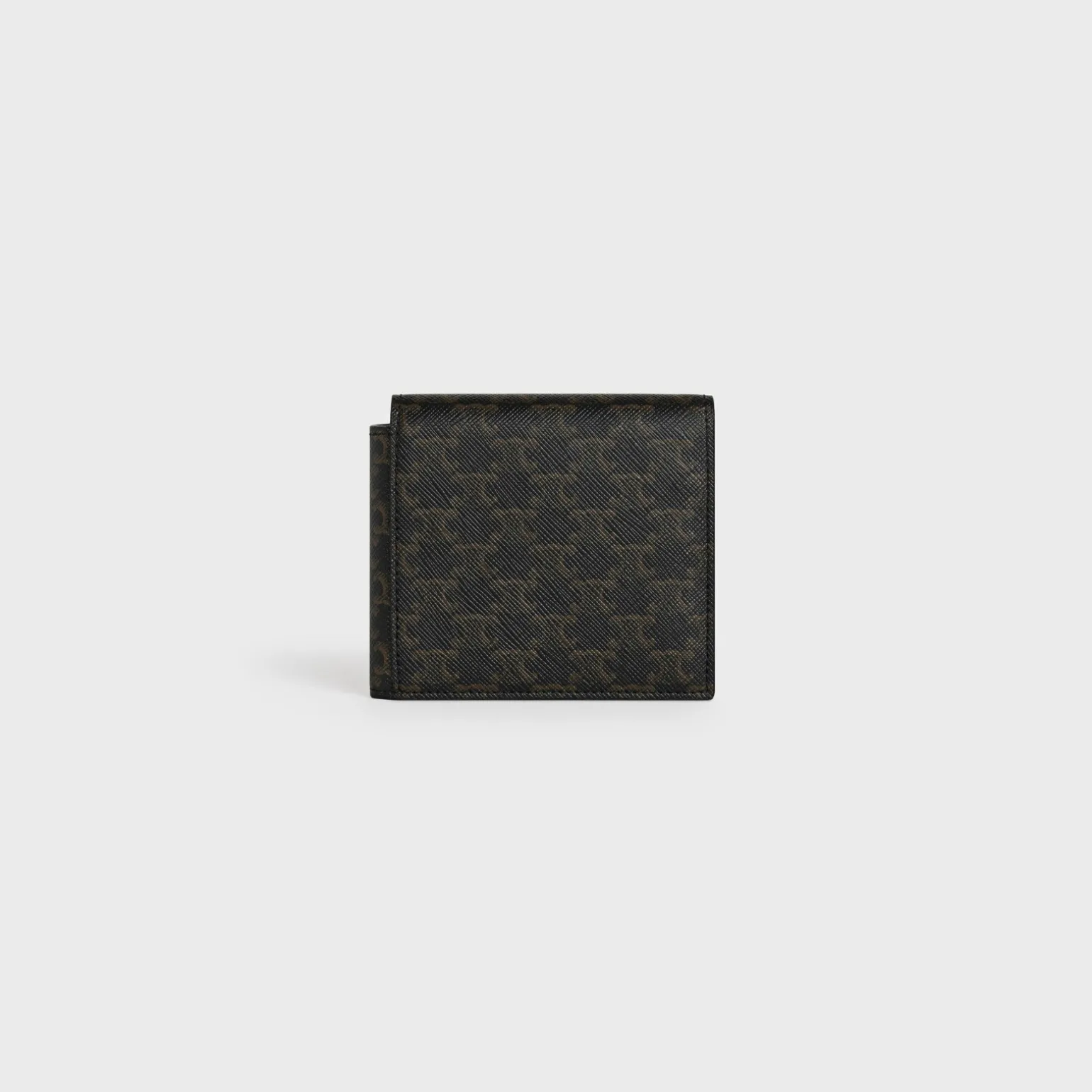 Flap Origami wallet in Triomphe Canvas and Lambskin