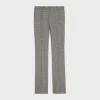 flared pants in wool and cashmere