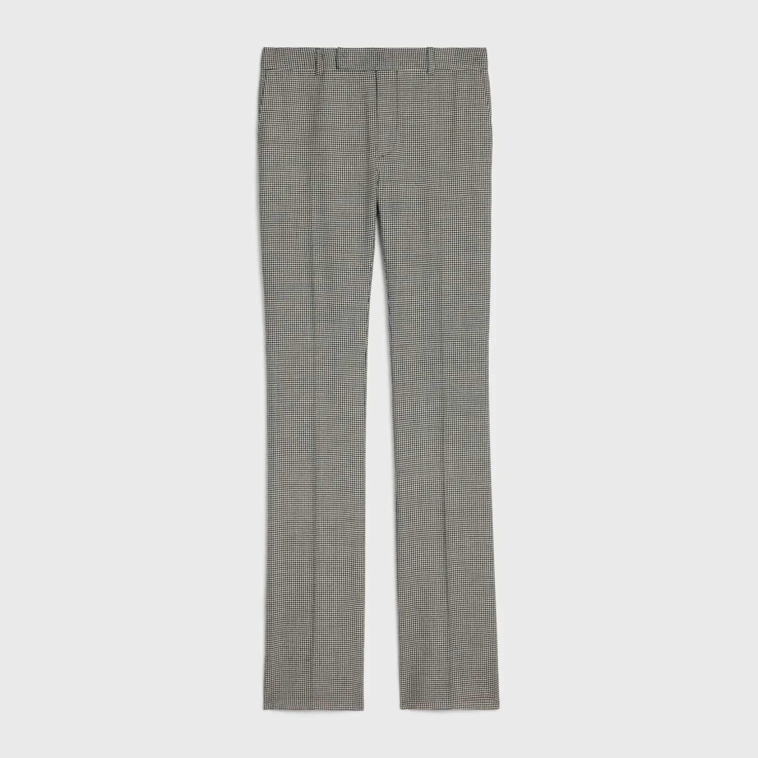 flared pants in wool and cashmere