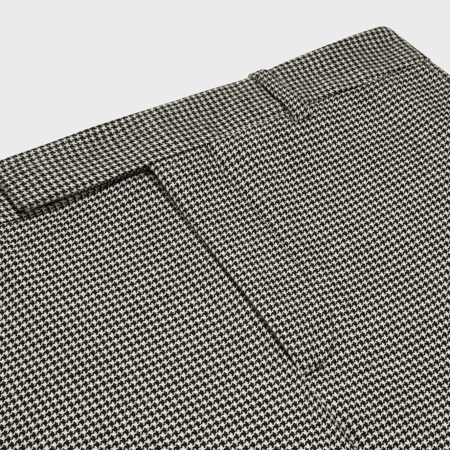 flared pants in wool and cashmere
