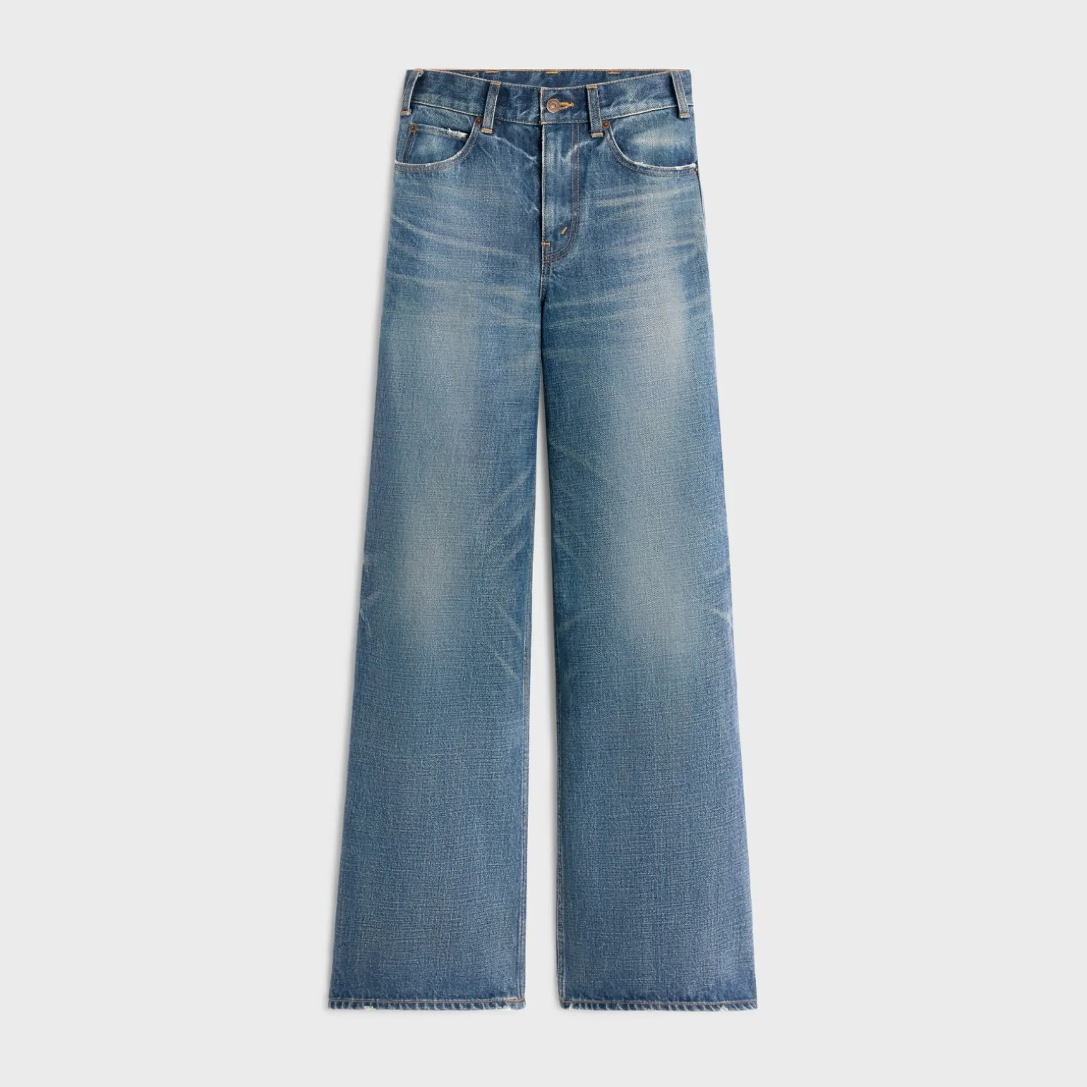 flared surf jeans in union wash denim