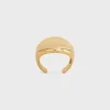 Formes Abstraites Cosmos Cuff in Brass with Gold Finish