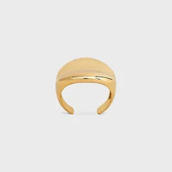 Formes Abstraites Cosmos Cuff in Brass with Gold Finish