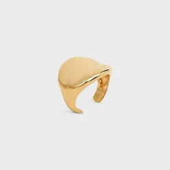 Formes Abstraites Cosmos Cuff in Brass with Gold Finish