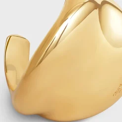 Formes Abstraites Cosmos Cuff in Brass with Gold Finish