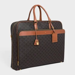 Garment Bag in Triomphe Canvas and Calfskin