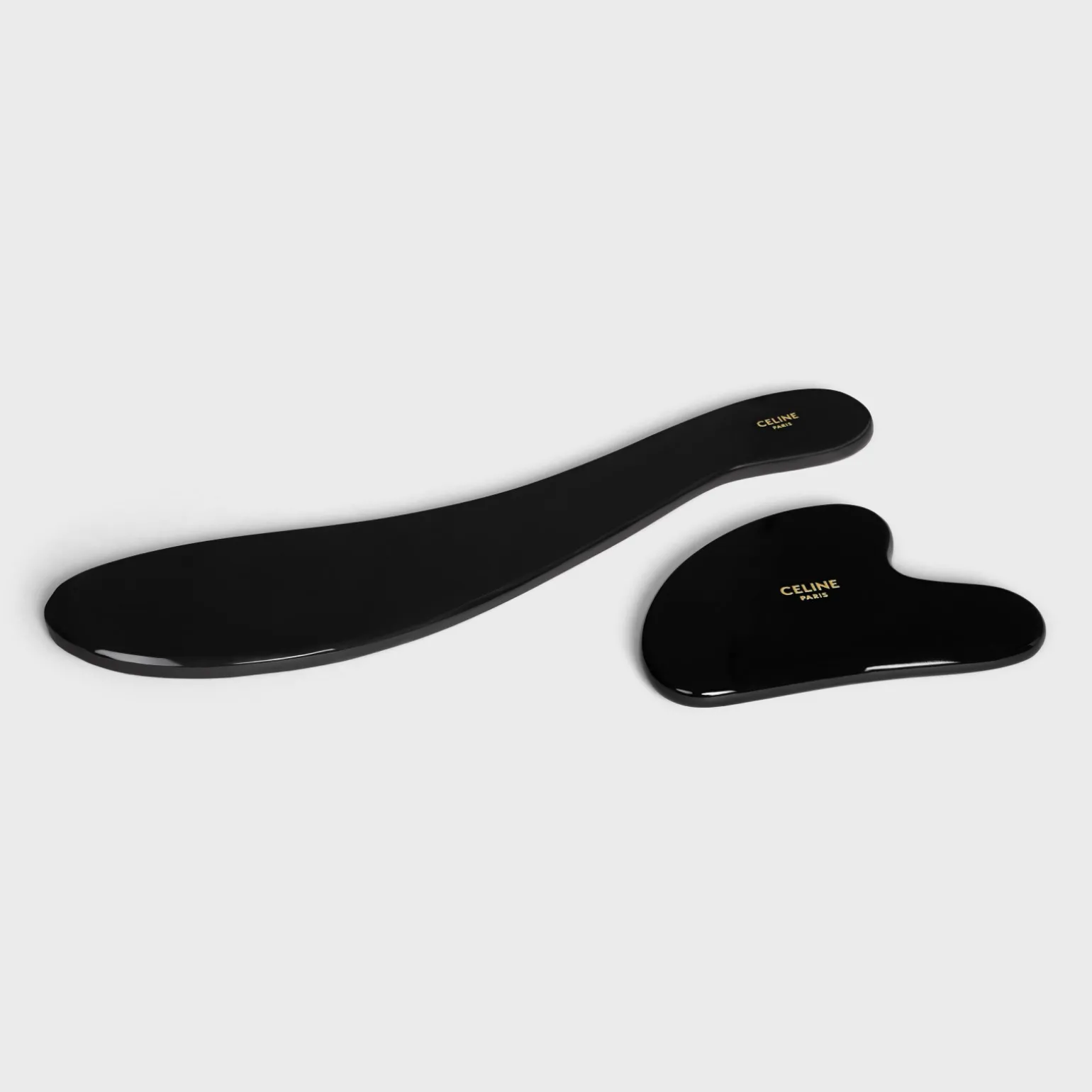 GUA SHA SET IN OBSIDIAN