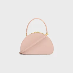 HALF MOON CASE in PATENT CALFSKIN
