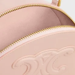 HALF MOON CASE in PATENT CALFSKIN