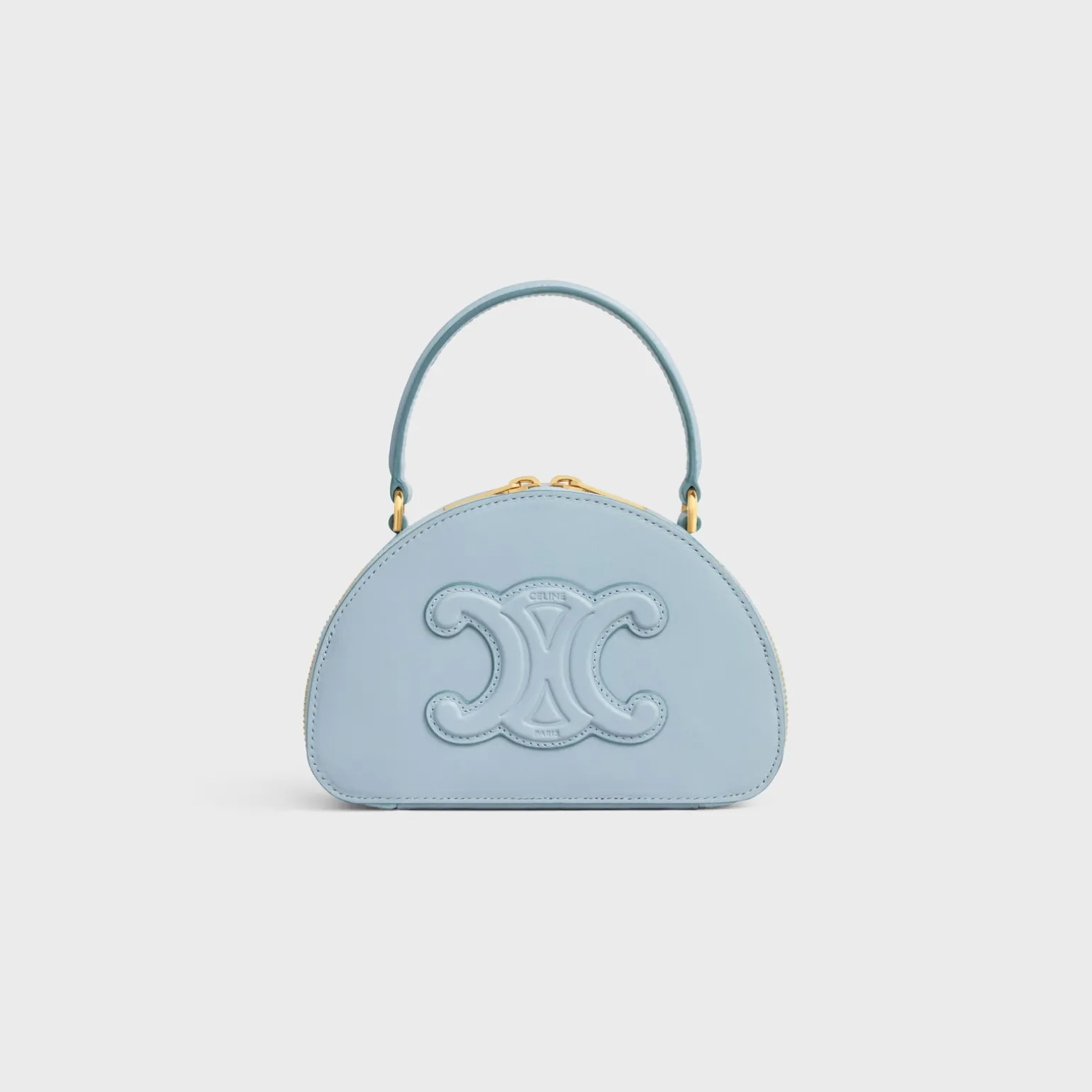 HALF MOON CASE in SMOOTH CALFSKIN
