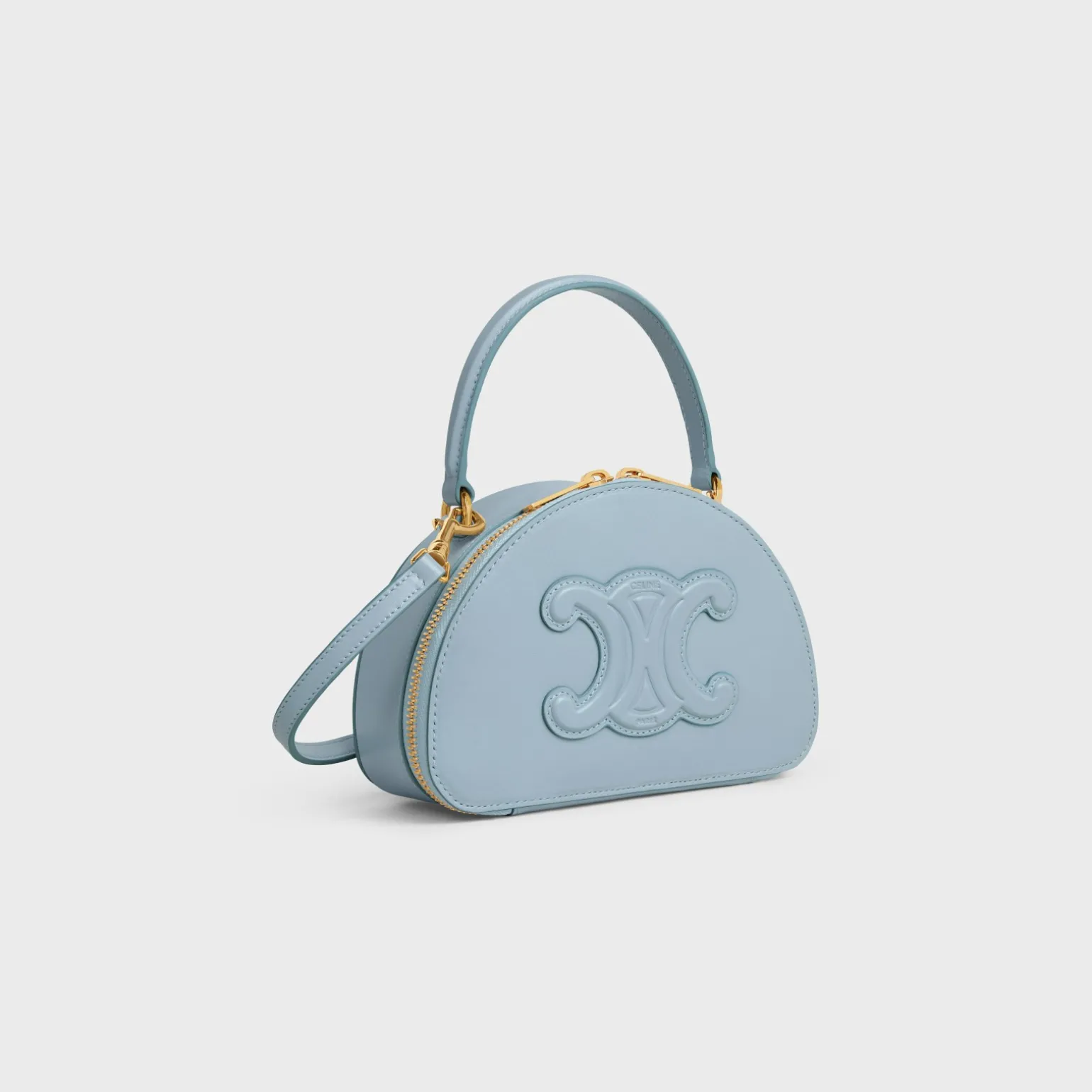HALF MOON CASE in SMOOTH CALFSKIN