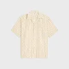 hawaiian shirt in printed viscose