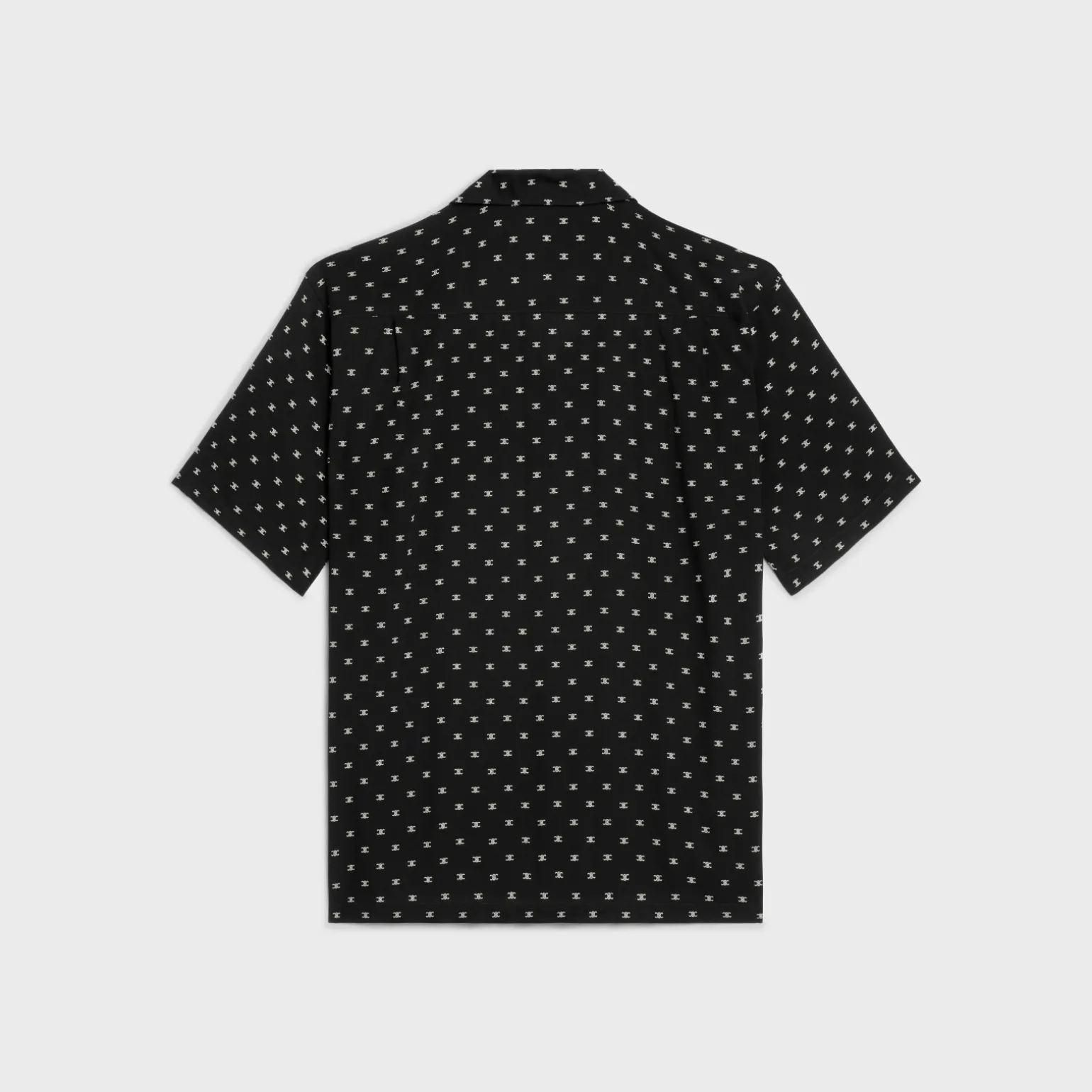 hawaiian shirt in printed viscose