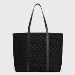 HORIZONTAL MUSEUM BAG in SUEDE CALFSKIN WITH TRIOMPHE EMBOSSED
