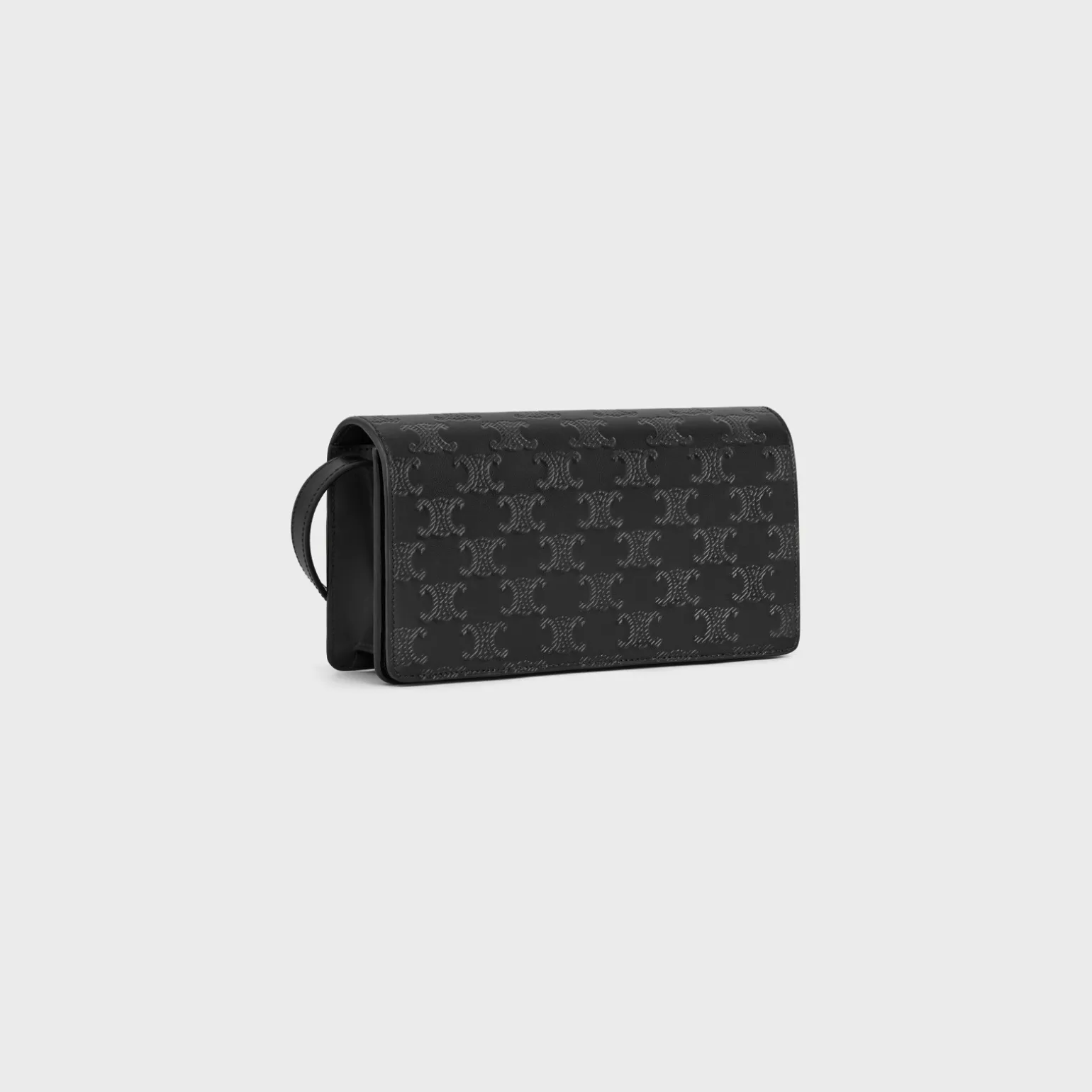 Horizontal Sleeve in Calfskin with triomphe embossed